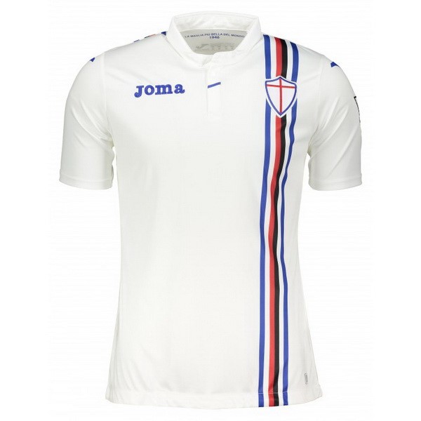 Camiseta Sampdoria Replica Segunda Ropa 2018/19 Blanco